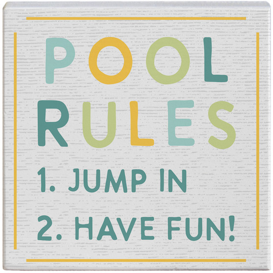 Pool Rules - Small Talk Square