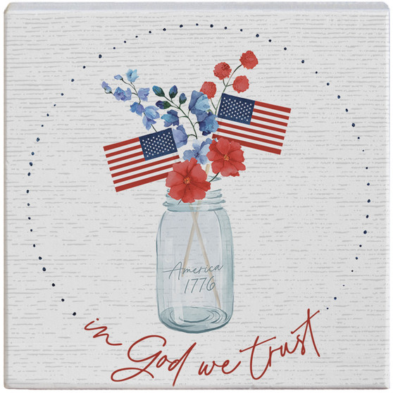 God We Trust Jar - Small Talk Square