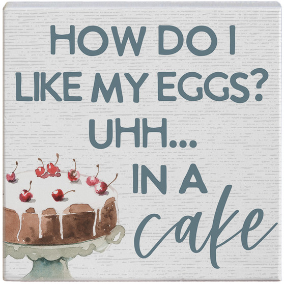 Eggs In A Cake - Small Talk Square