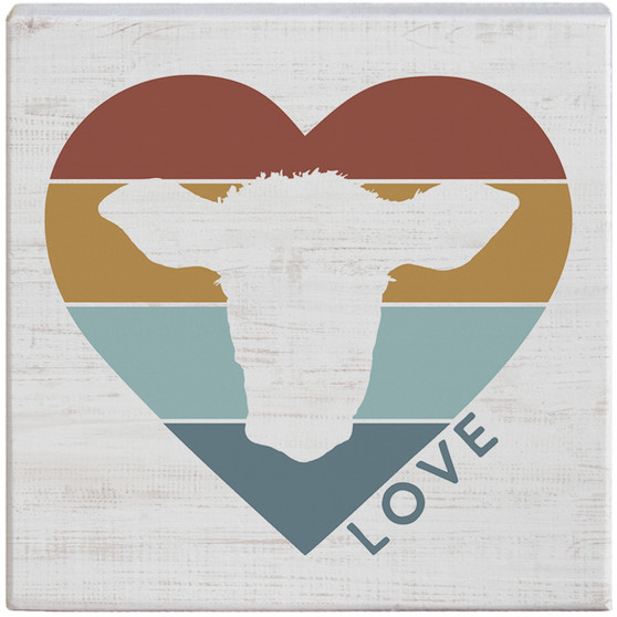 Love Heart Cow - Small Talk Square