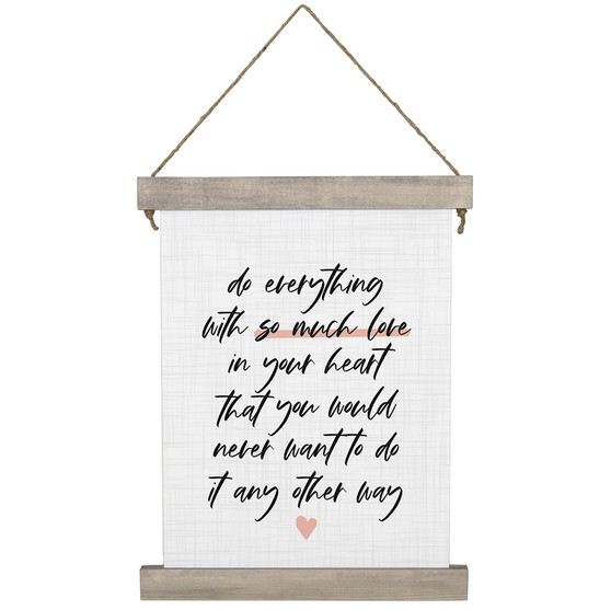 So Much Love - Hanging Canvas