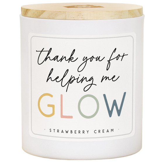 Helping Me Glow - Strawberry Cream Candle