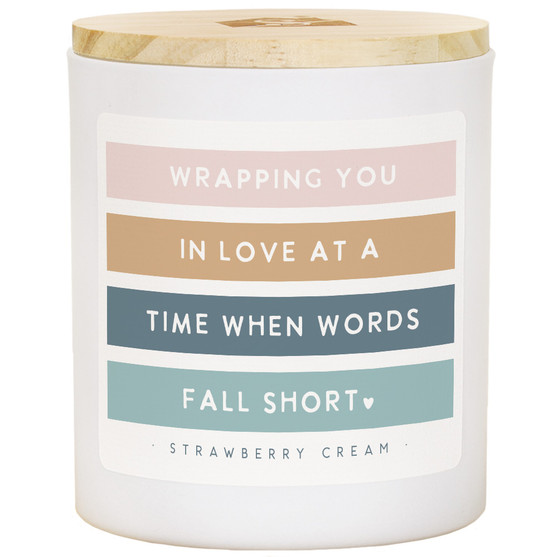 Wrapping In Love  - Strawberry Cream Candle