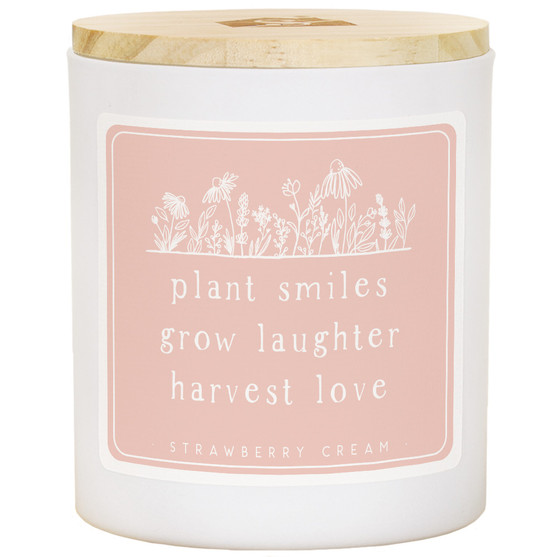 Plant Smiles - Strawberry Cream Candle