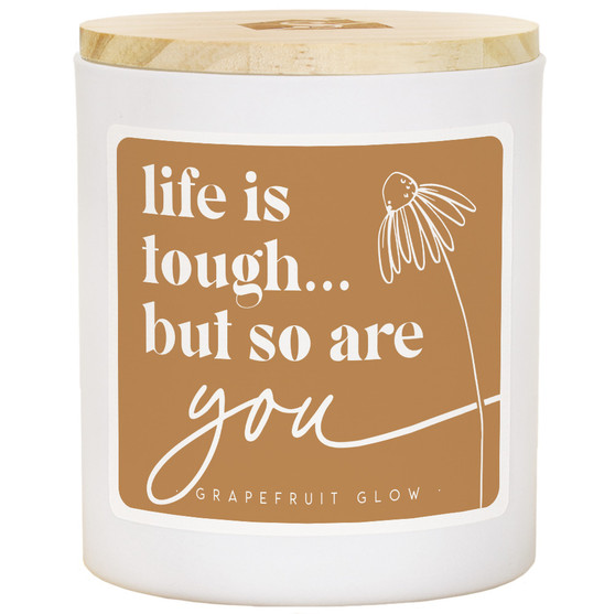 Tough Are You - Grapefruit  Glow Candle