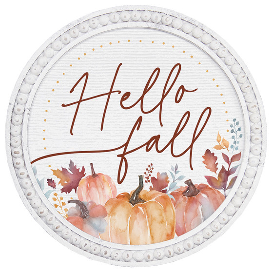 Hello Fall - Beaded Art Round