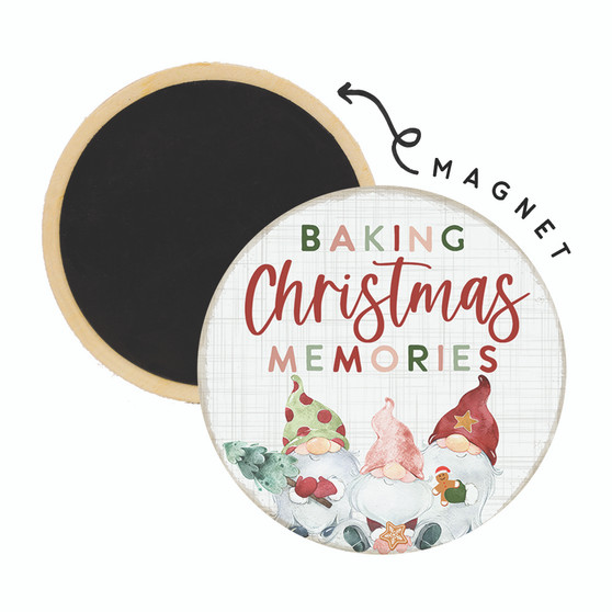Baking Christmas - Round Magnets