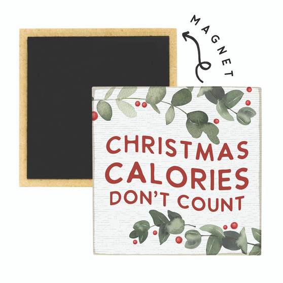 Christmas Calories - Square Magnets