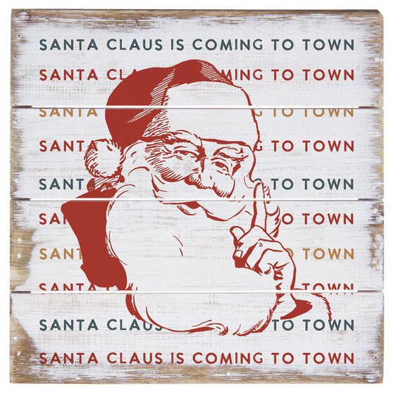 Santa Claus Coming 6x6 - Perfect Pallet Petites