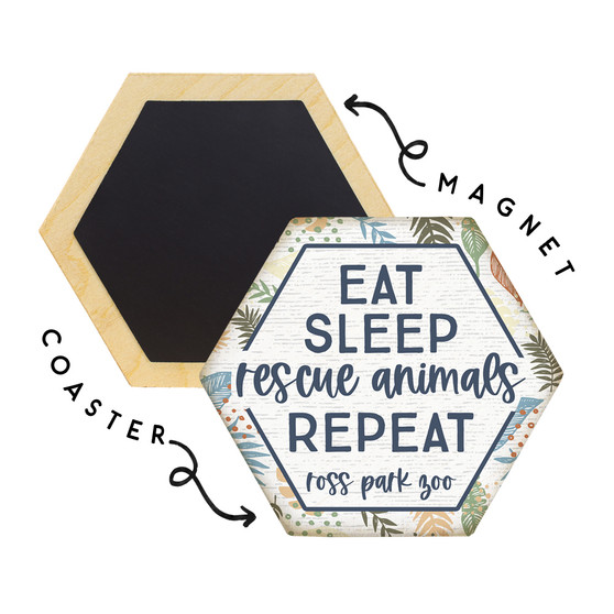 Rescue Animals PER - Honeycomb Coasters