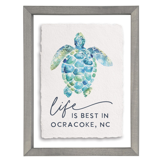 Life Best Turtle PER - Floating Art Rectangle