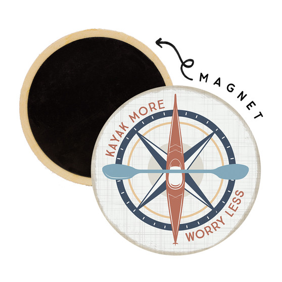 Kayak Compass  - Round Magnets