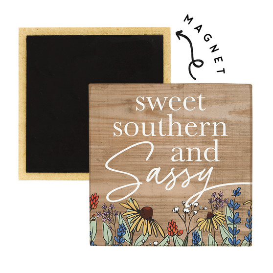 Southern Sassy - Square Magnets