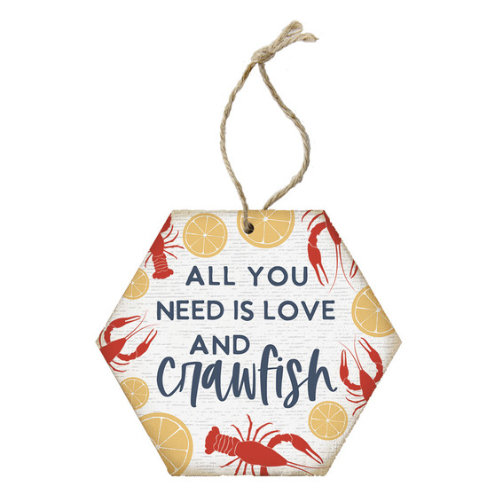 Love And Crawfish - Honeycomb Ornaments