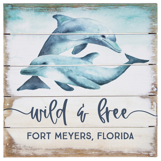 Wild Free Dolphins PER 8x8 - Perfect Pallet Petites