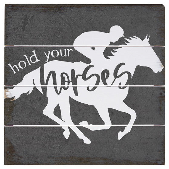 Hold Your Horses 6x6 - Perfect Pallet Petites