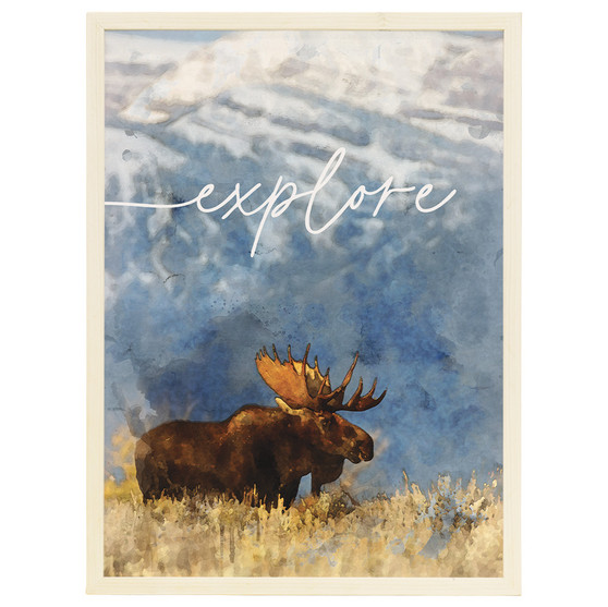 Explore Moose - Thin Frame Rectangle