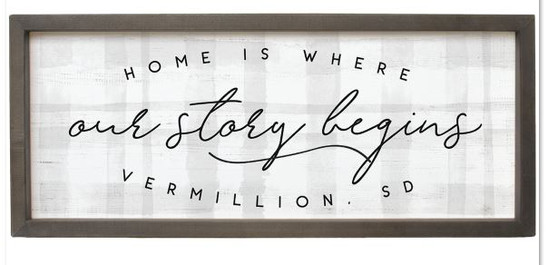 Home is Where our Story Begins PER - Farmhouse Frames