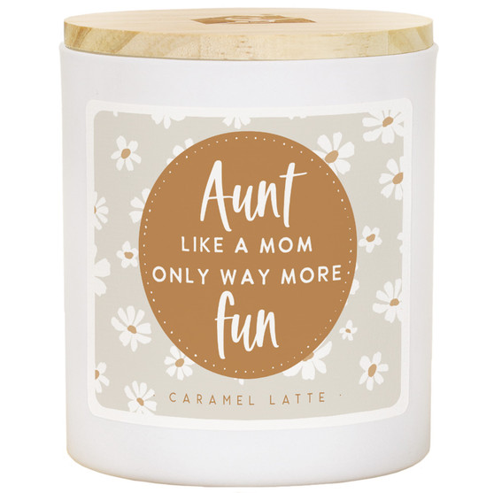 Aunt Like Mom - Latte Candle