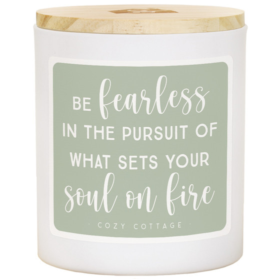 Be Fearless Green  - Cozy Cottage Candle