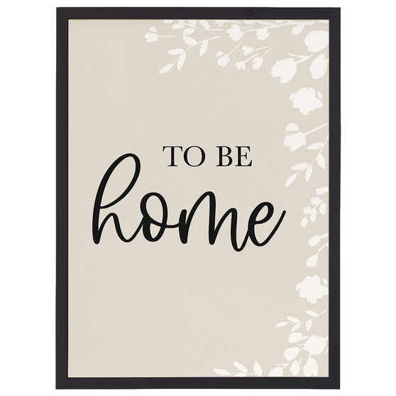 To Be Home- Thin Frame Rectangle