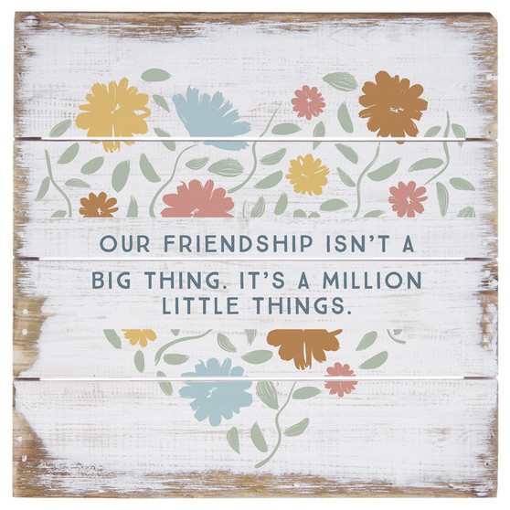 Friendship Floral Heart - 6 x 6 Perfect Pallet Petite