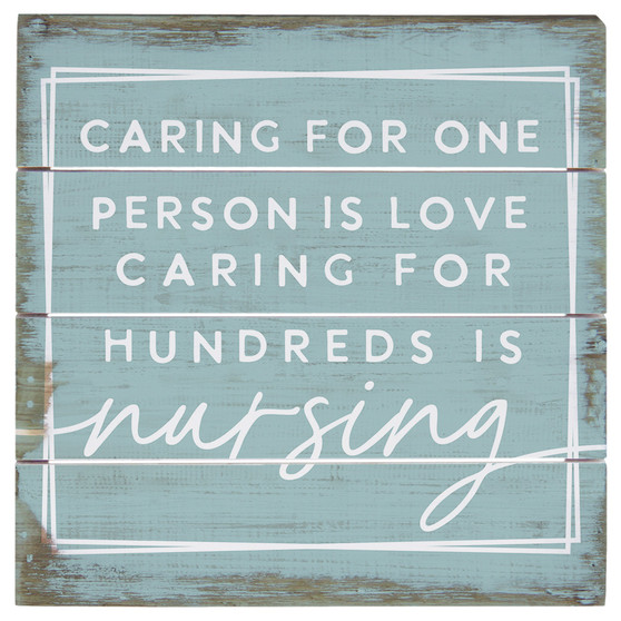 Caring Is Nursing - 6 x 6 Perfect Pallet Petite