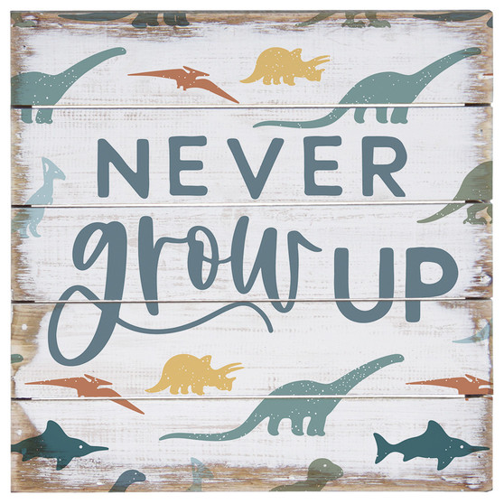 Never Grow Up Dinos - 8 x 8 Perfect Pallet Petite