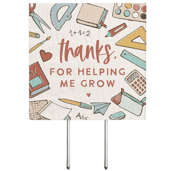 Thanks Helping Grow - Plant Thoughts