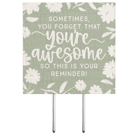You're Awesome Green - Plant Thoughts