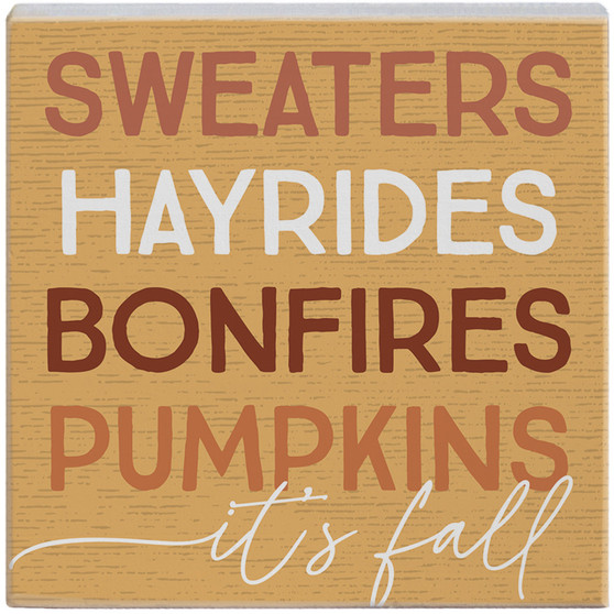 Sweaters Hayrides - Small Talk Square