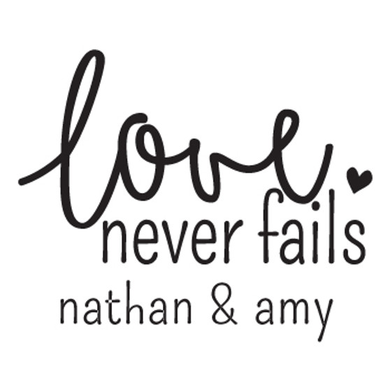 Love Never Fails PER - Mini Design