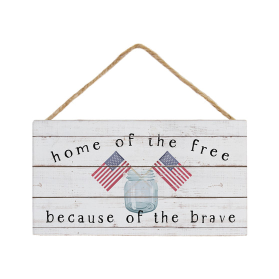 Home Of The Free - Petite Hanging Accent