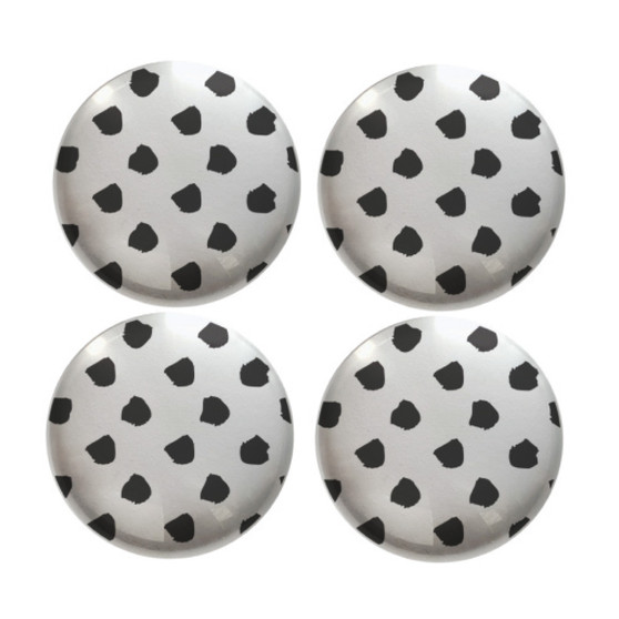 Black Dots - Deco Magnets