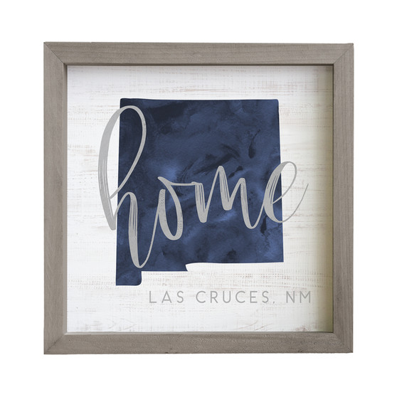 Navy Home State PER STATE - Rustic Frames