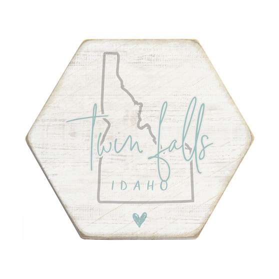 State Outline Location PER STATE - Honeycomb Coasters