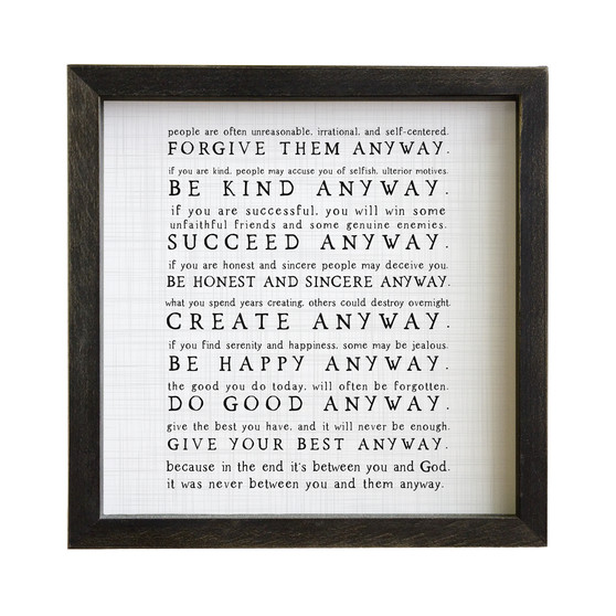 Anyway - Rustic Frame