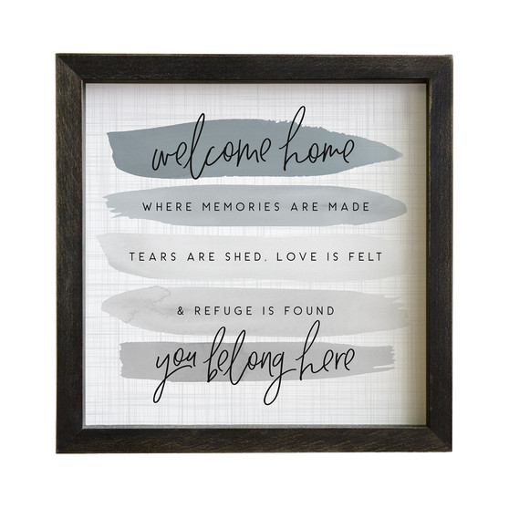 Welcome Home - Rustic Frame