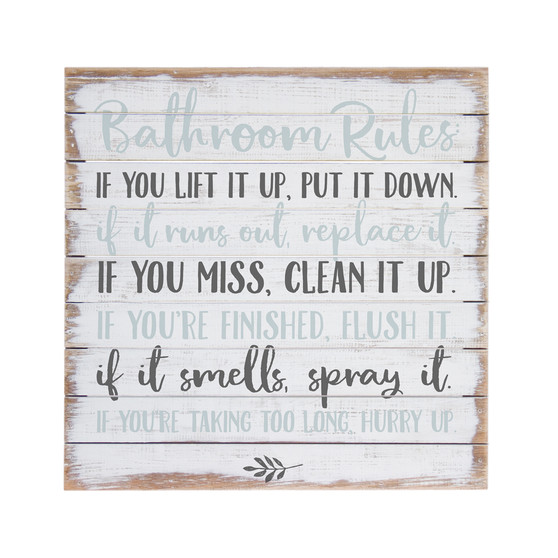 Bathroom Rules