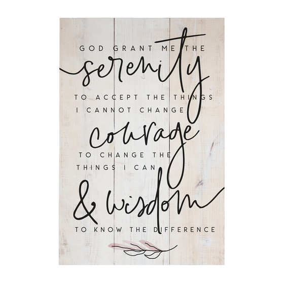 Serenity Prayer - Rustic Pallet