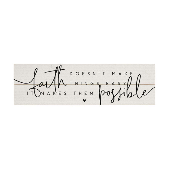 Faith Possible - Vintage Pallet Boards