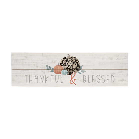 Leopard Thankful - Vintage Pallet Boards