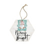 Merry And Bright Gnome - Ornament