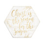 Christ Is The Reason - Honeycomb Coasters