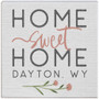 Home Sweet Home Floral PER - Small Talk Square