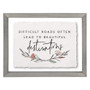 Difficult Roads - Floating Frame Art