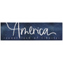 America Sweet Land - Vintage Pallet Board