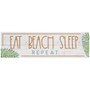 Eat Beach Sleep - Vintage Pallet Board