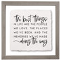 The Best Things - Floating Art Square