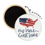 Home Sweet America - Round Magnet